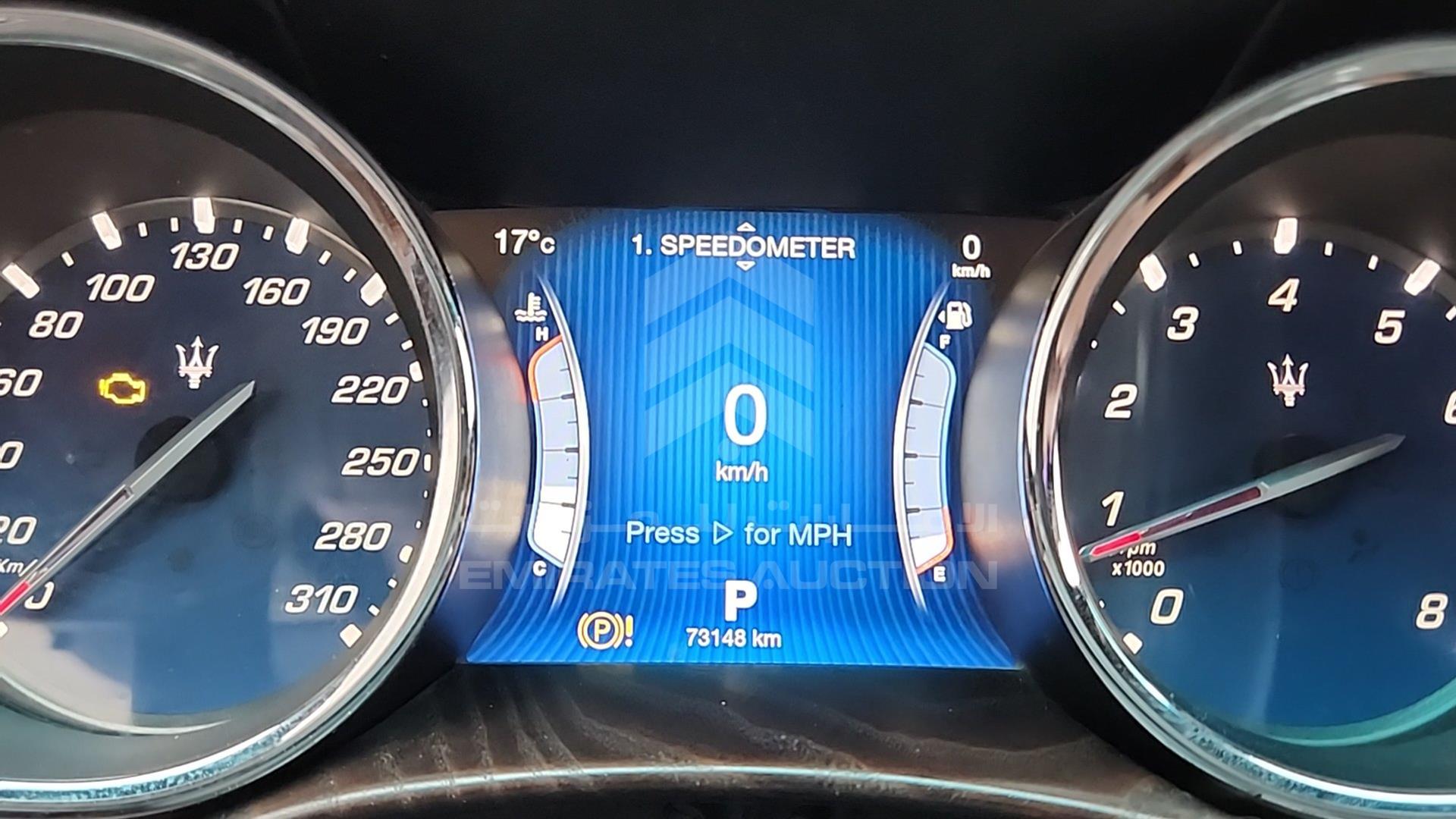2015 MASERATI QUATTROPORTE VIN: ZAMSP56F7F1137609