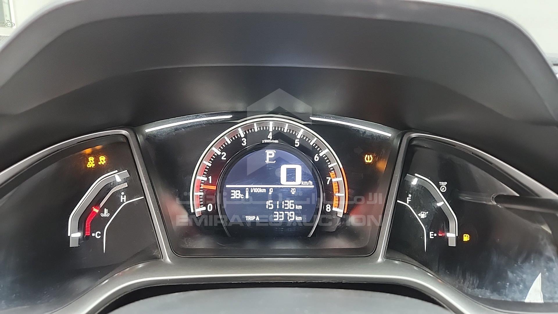2019 HONDA CIVIC VIN: NLAFC5679KW002080