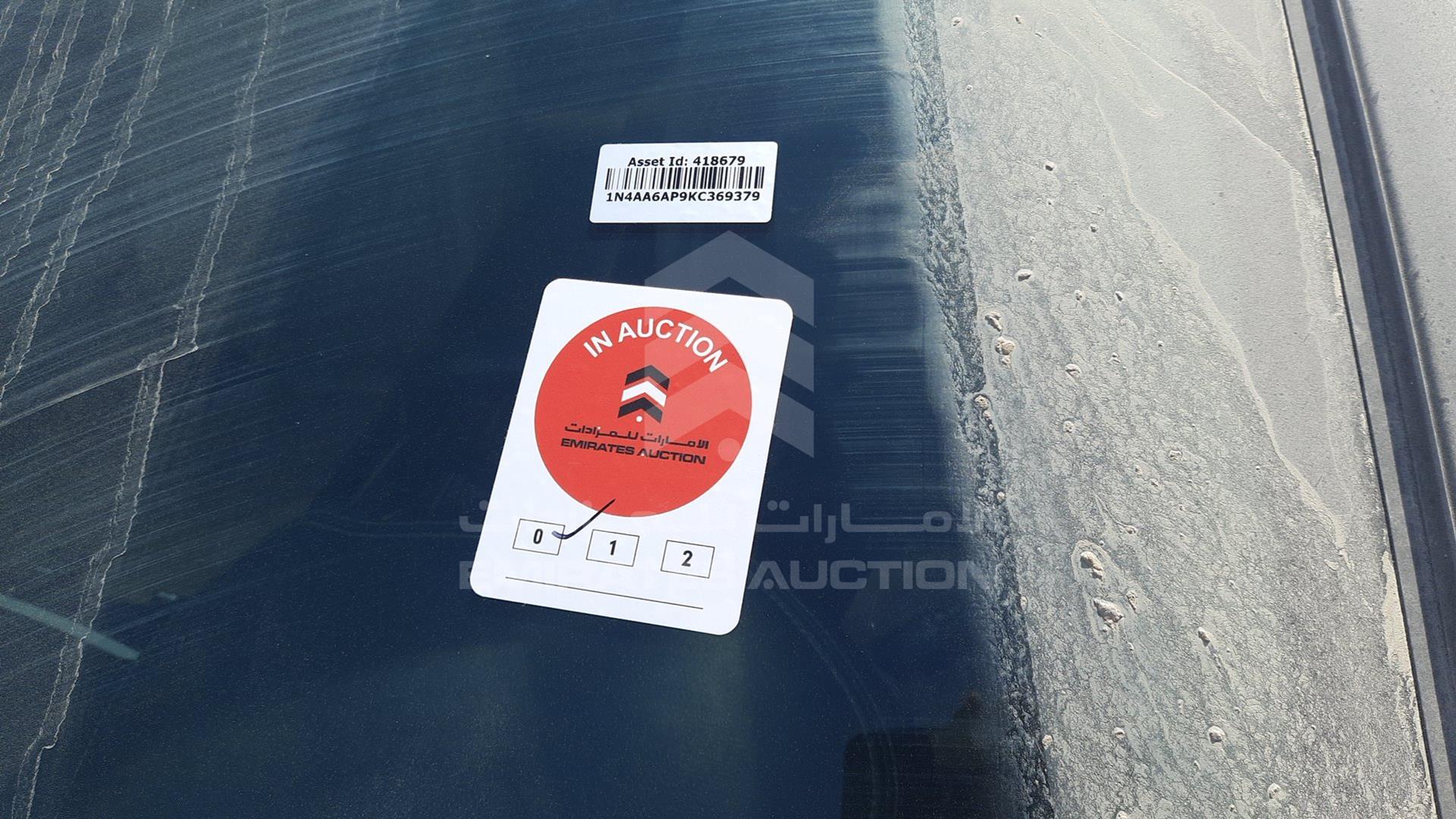 2019 NISSAN MAXIMA VIN: 1N4AA6AP9KC369379