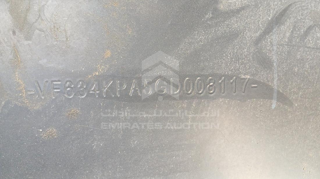 رينو 440 2016 — رقم الشاسيه على الهيكل — صورة 3