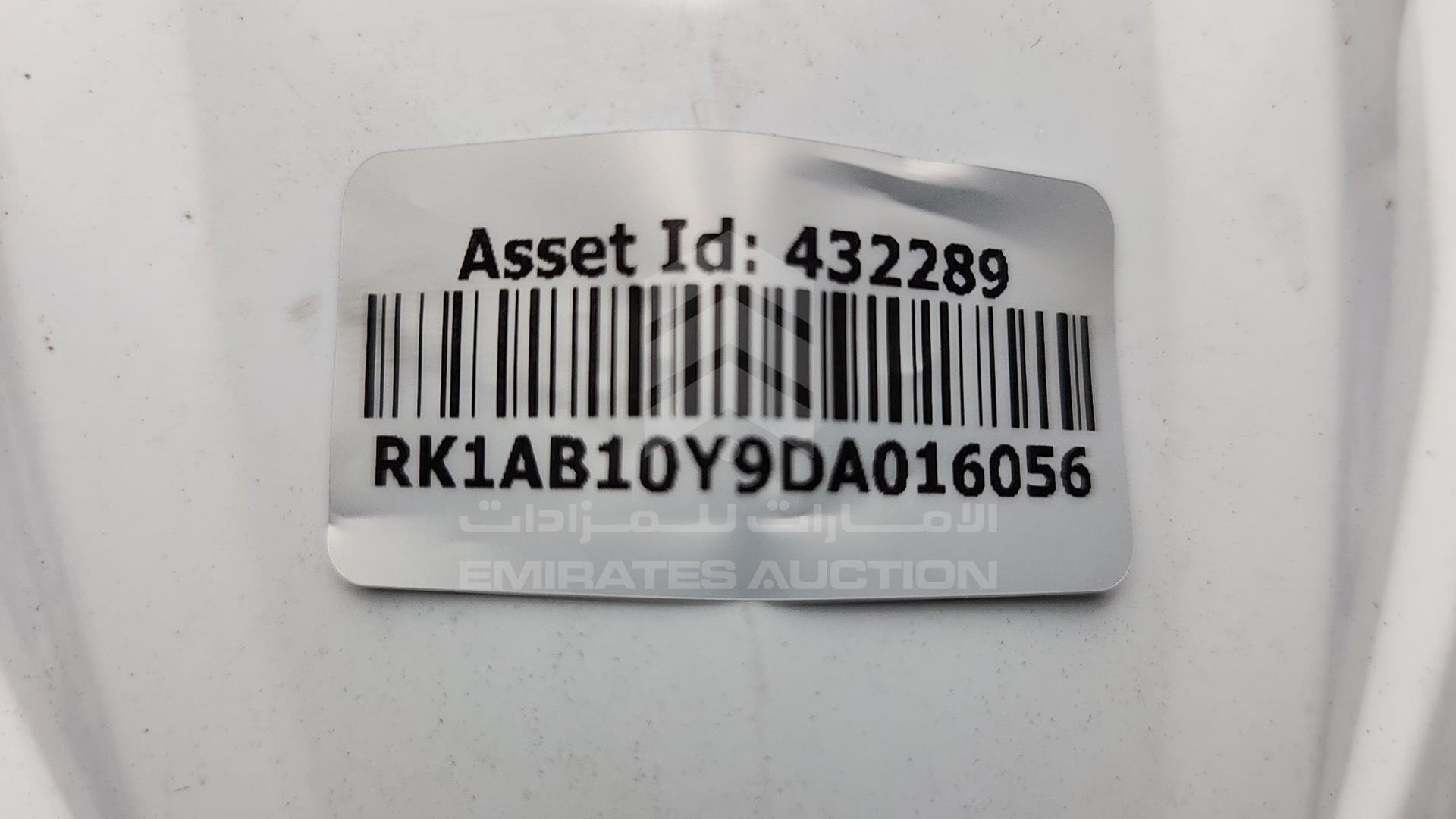 2013 YAMAHA RAPTER VIN: RK1AB10Y9DA016056