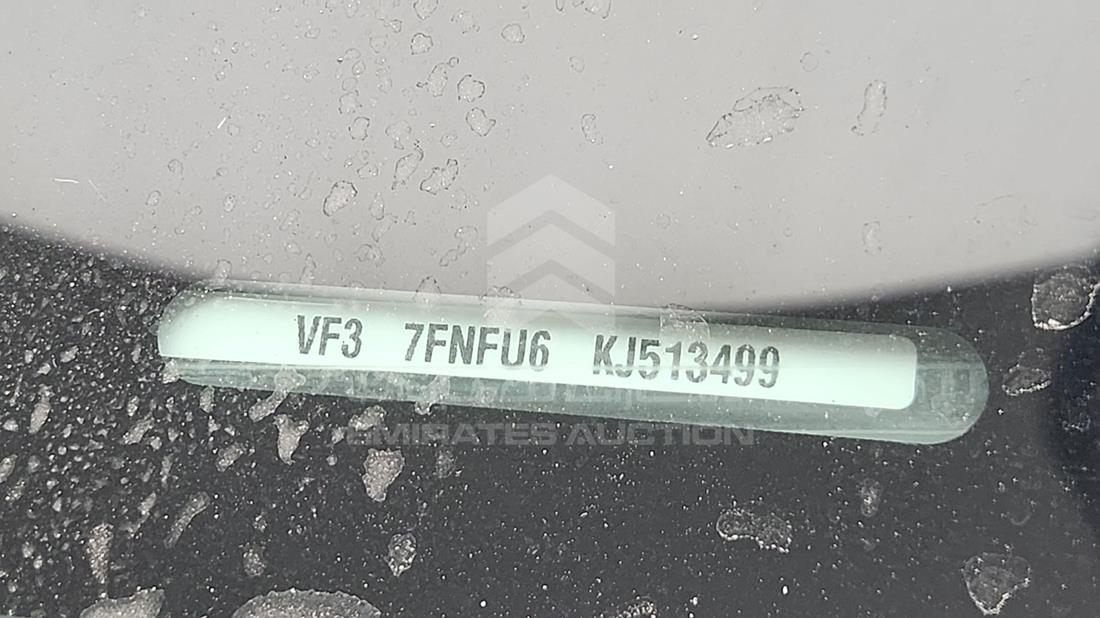 2019 Peugeot Partner — VIN on Frame — Photo 4