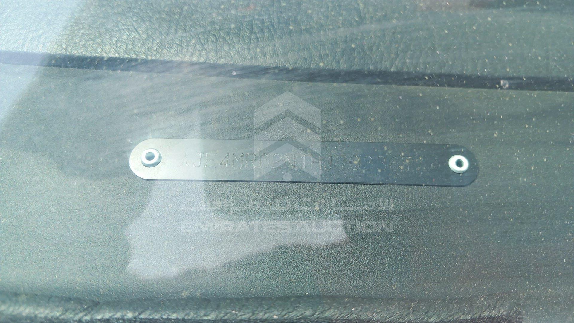2017 MITSUBISHI PAJERO VIN: JE4MR62N1HJ708367