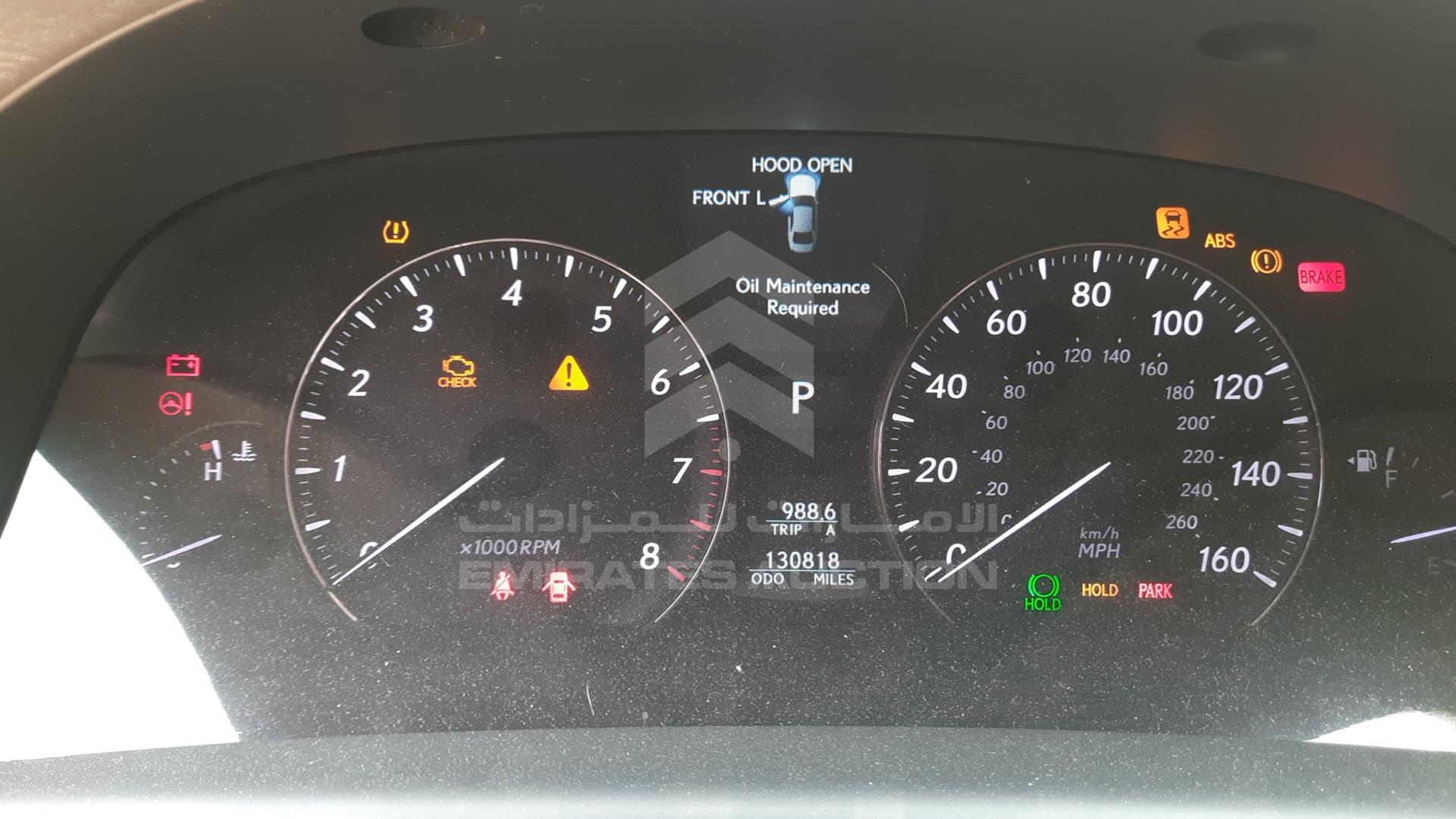 2009 LEXUS LS 460 VIN: JTHBL46F995089164