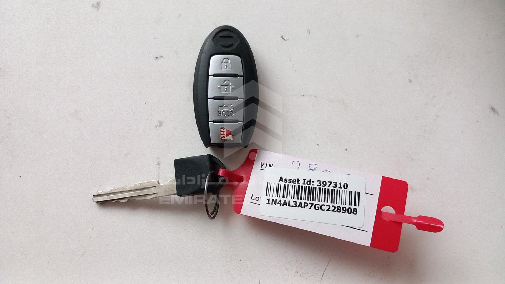 2016 NISSAN ALTIMA VIN: 1N4AL3AP7GC228908
