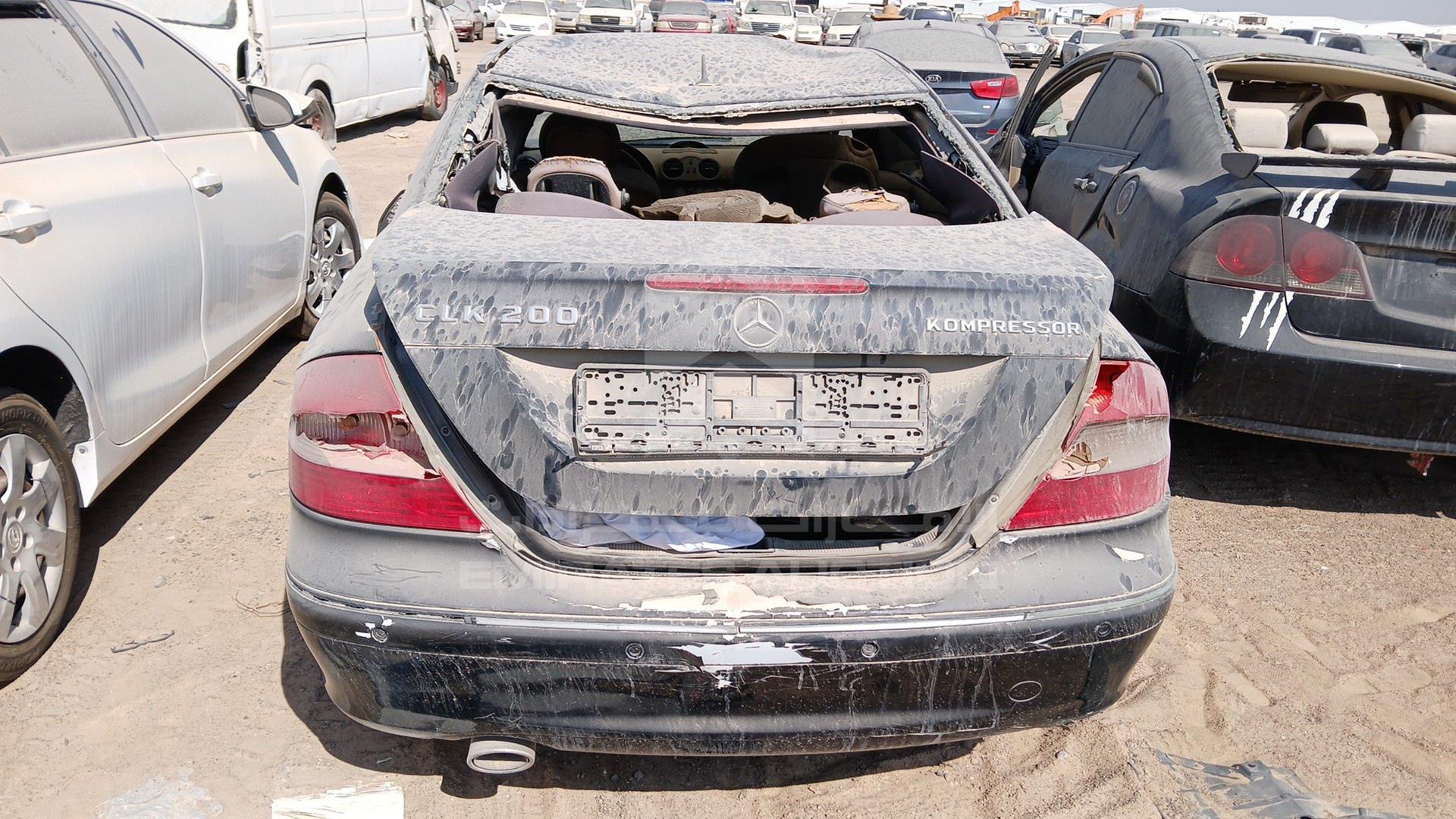 2008 MERCEDES CLK 200 VIN: WDB2093411F236143