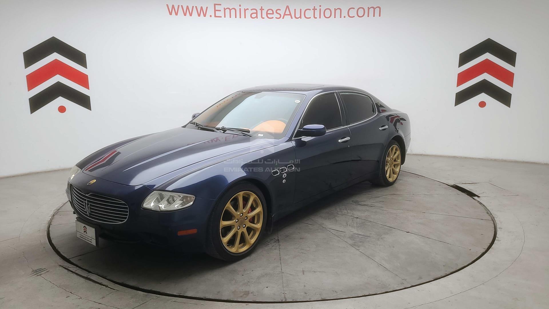 2008 MASERATI QUATTROPORTE VIN: ZAMFG39F180035524