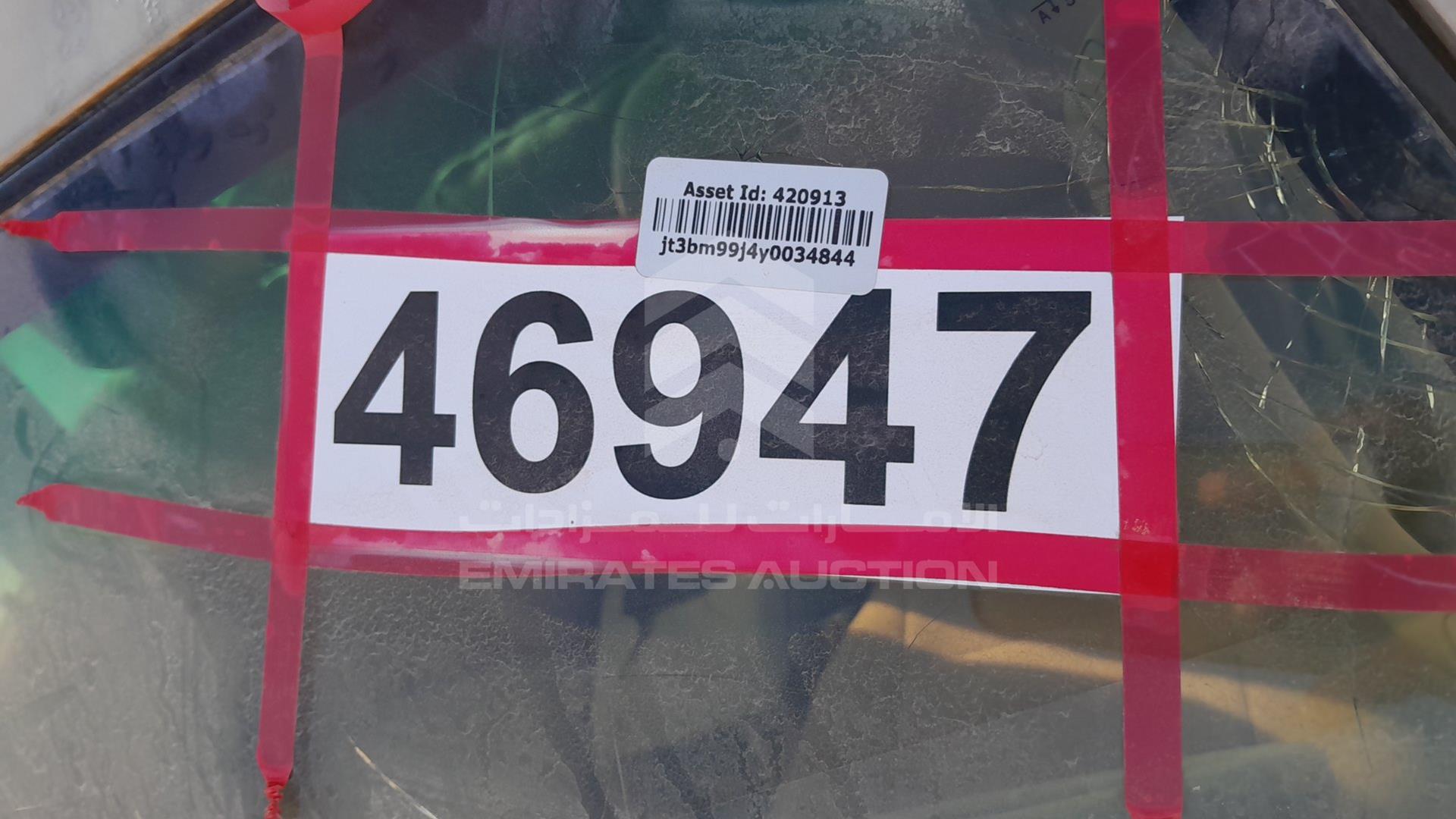 2000 TOYOTA PRADO VIN: JT3BM99J4Y0034844