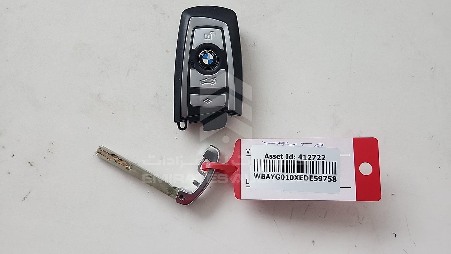2014 BMW 760 LI VIN: WBAYG010XEDE59758