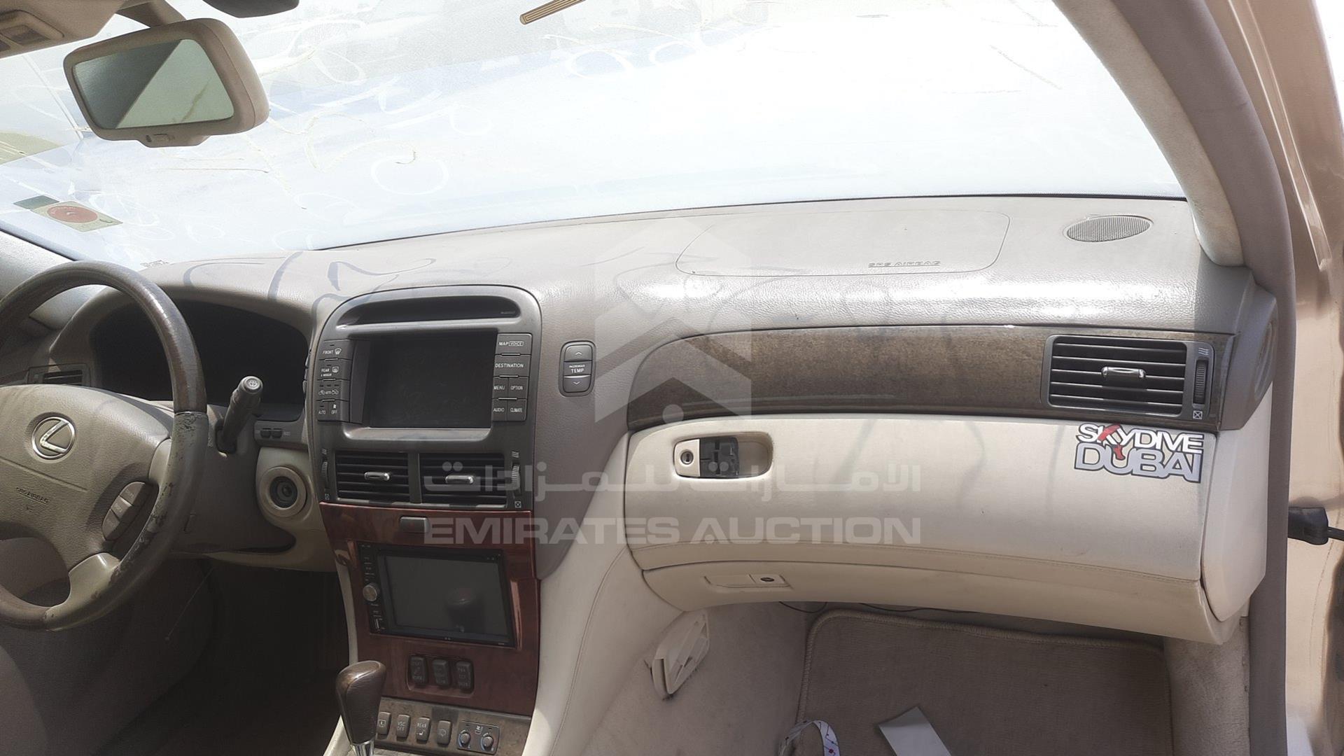 2001 LEXUS LS 430 VIN: JTHBN30F210008908