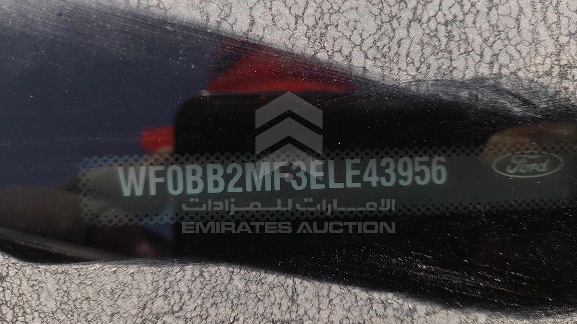 2014 FORD FOCUS VIN: WF0BB2MF3ELE43956