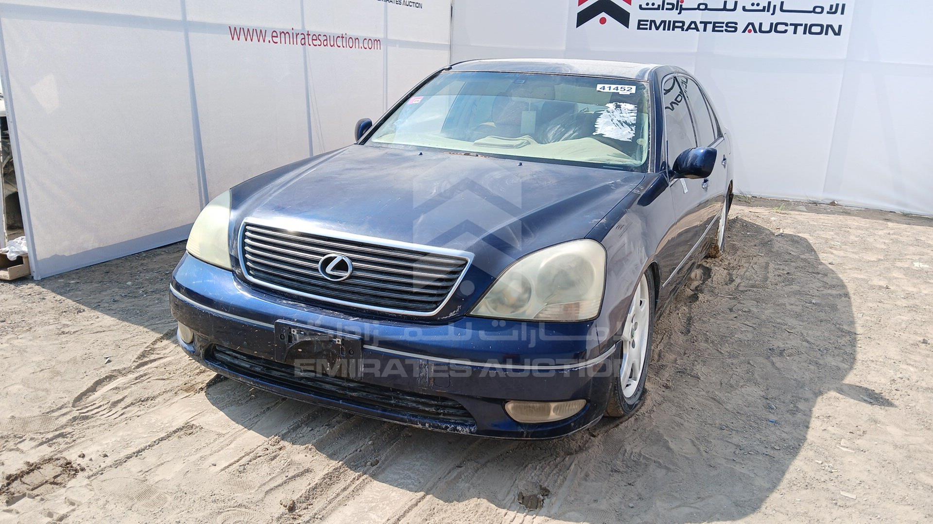 2002 LEXUS LS 430 VIN: JTHBN30F620078753