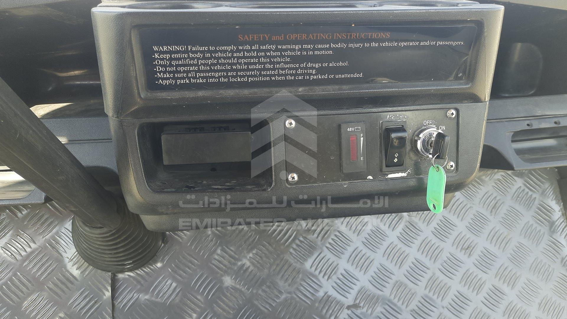 0 GOLF CART --- VIN: L4F2558K1H0110384