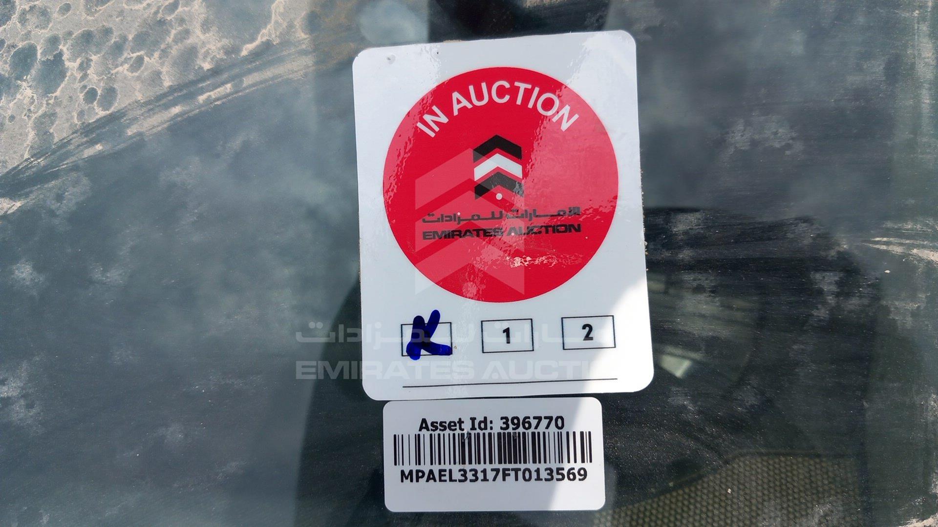 2015 ISUZU D-MAX VIN: MPAEL3317FT013569