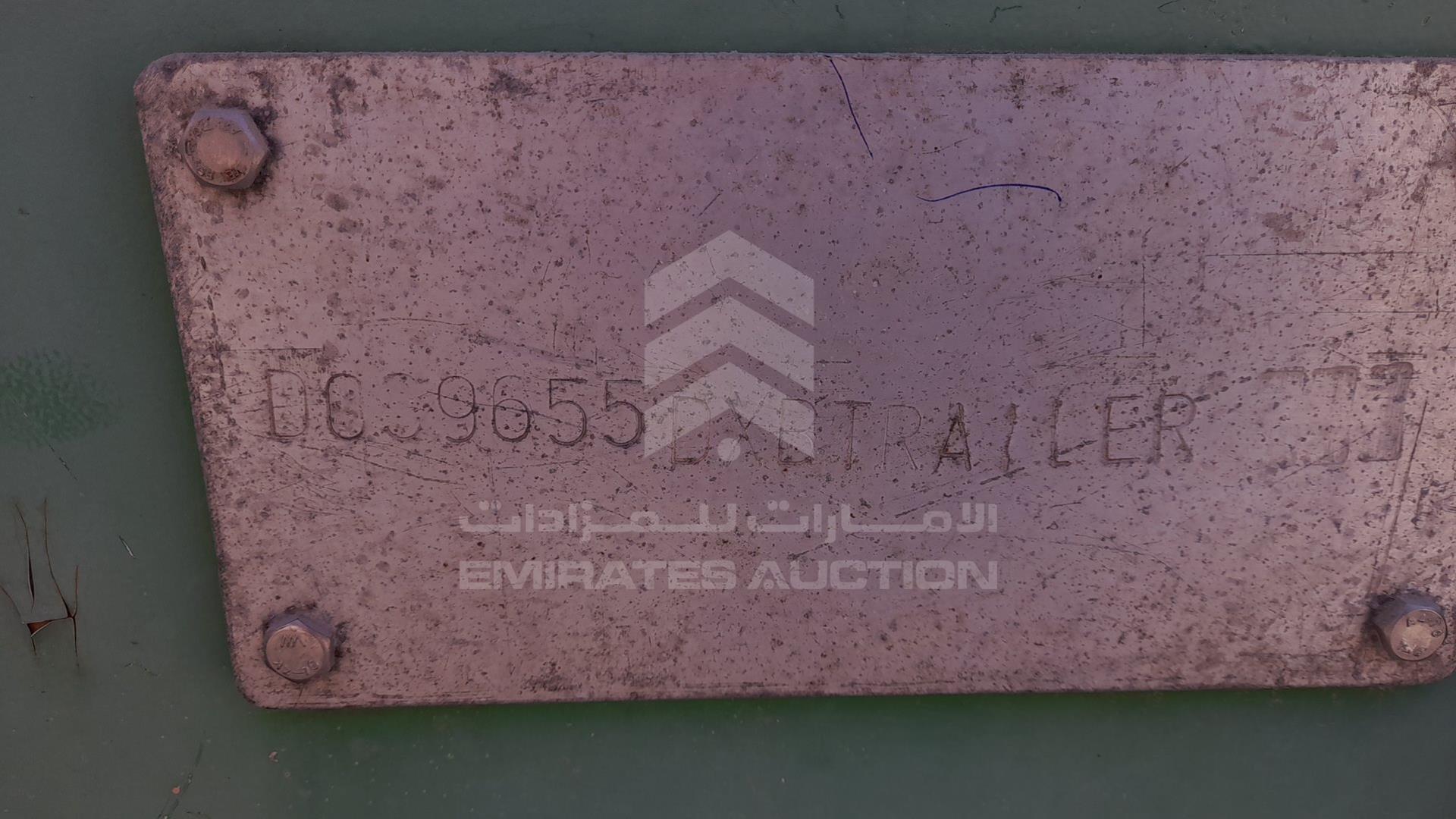 2016 TRAILER LOCAL VIN: DC39655DXBTRAILER