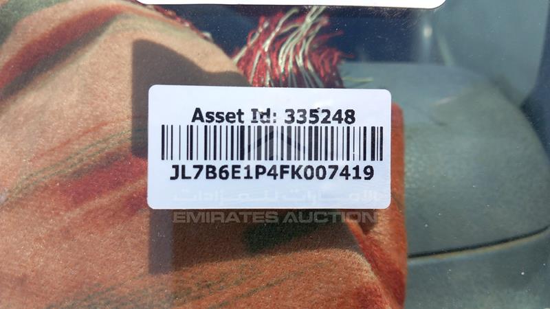 JL7B6E1P4FK007419 Auction: EmiratesAuction Lot: 408779 JL7B6E1P4FK007419 Mitsubishi Canter 2015 WHITE Photo 24