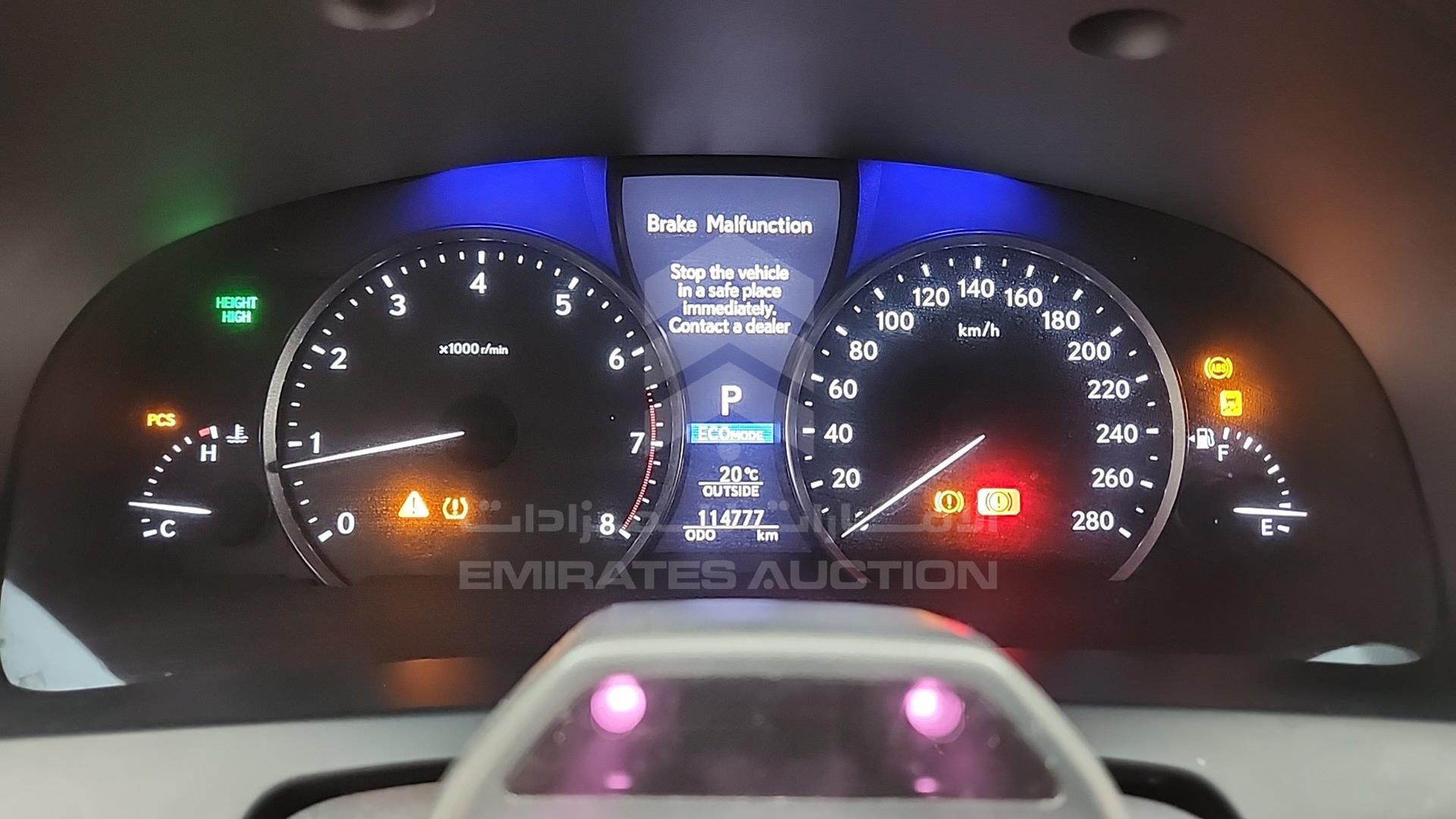 2014 LEXUS LS 460 L VIN: JTHGL46F8E5050906