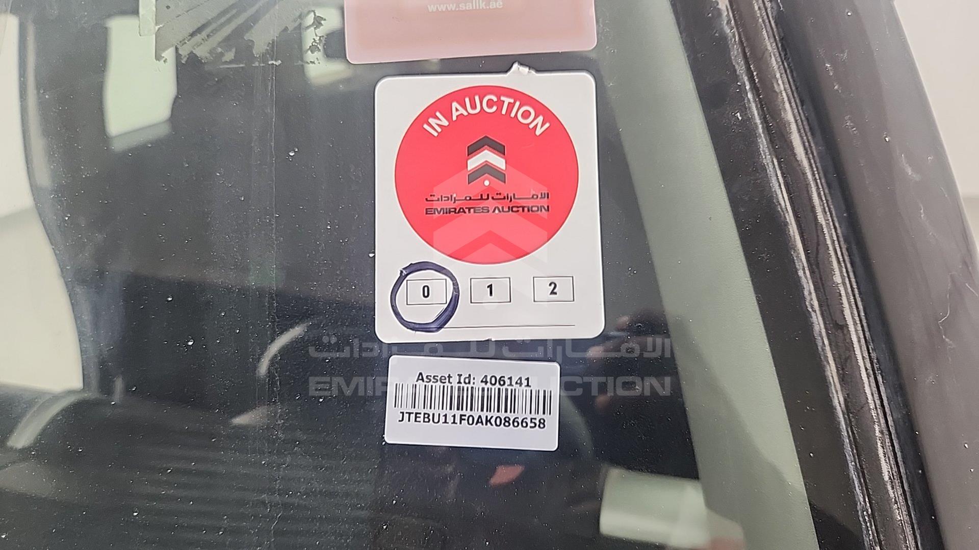 2010 TOYOTA FJ CRUISER VIN: JTEBU11F0AK086658