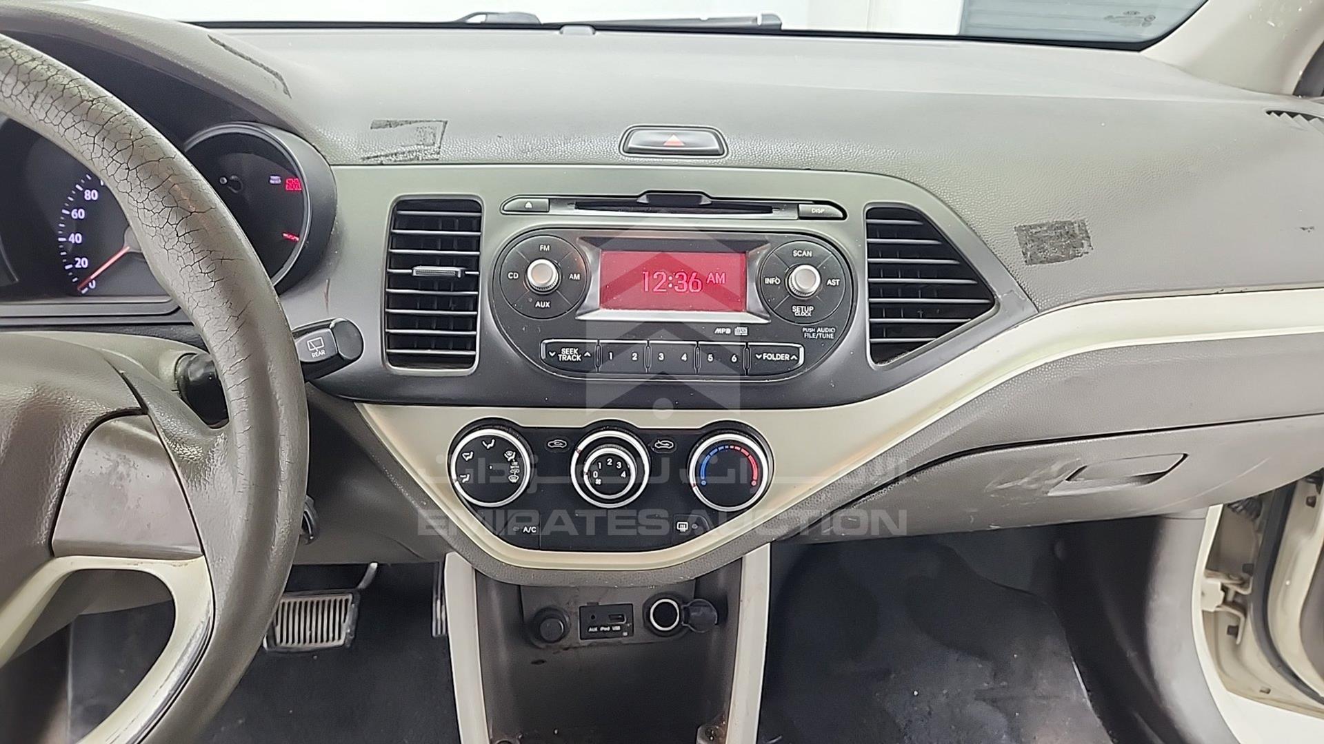2012 KIA PICANTO VIN: KNABE5125CT100053
