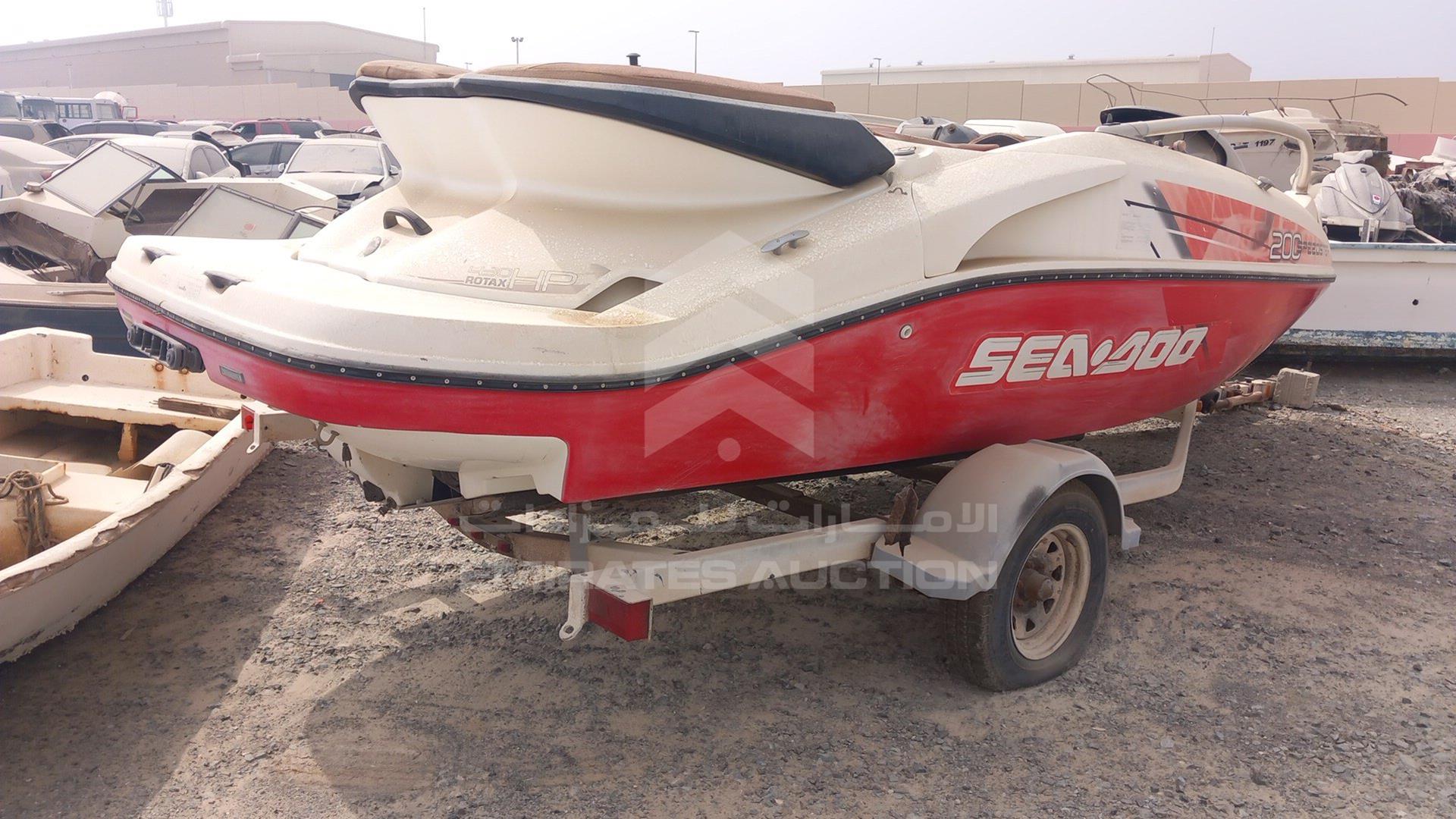 0 BOAT + TROLLEY --- VIN: D069674DXBTRAILER