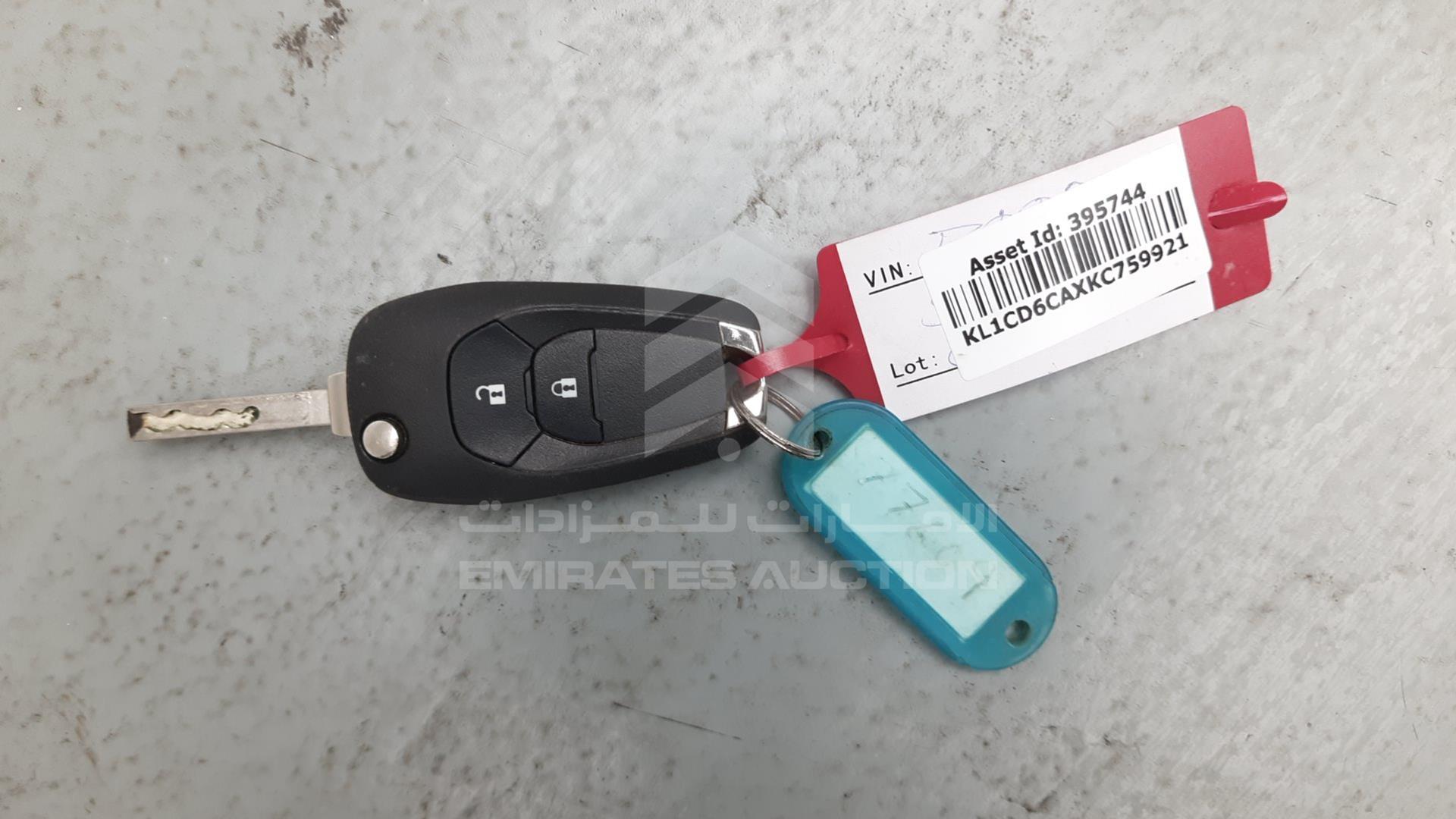 2019 CHEVROLET SPARK VIN: KL1CD6CAXKC759921