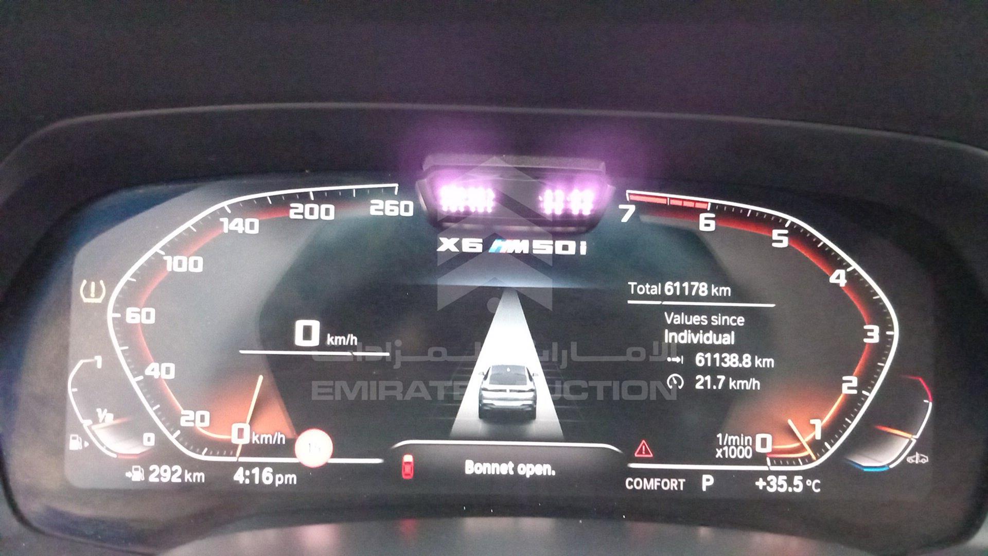 2022 BMW X6 VIN: WBXCY8A08N9G69967