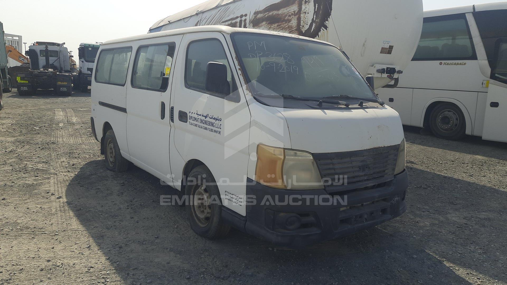 2007 NISSAN URVAN VIN: JN6FE54S37X435002