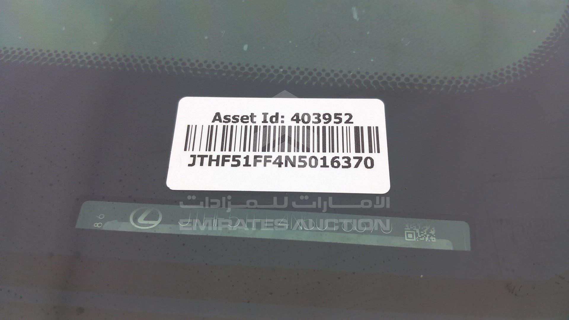 2022 LEXUS LS 500 VIN: JTHF51FF4N5016370