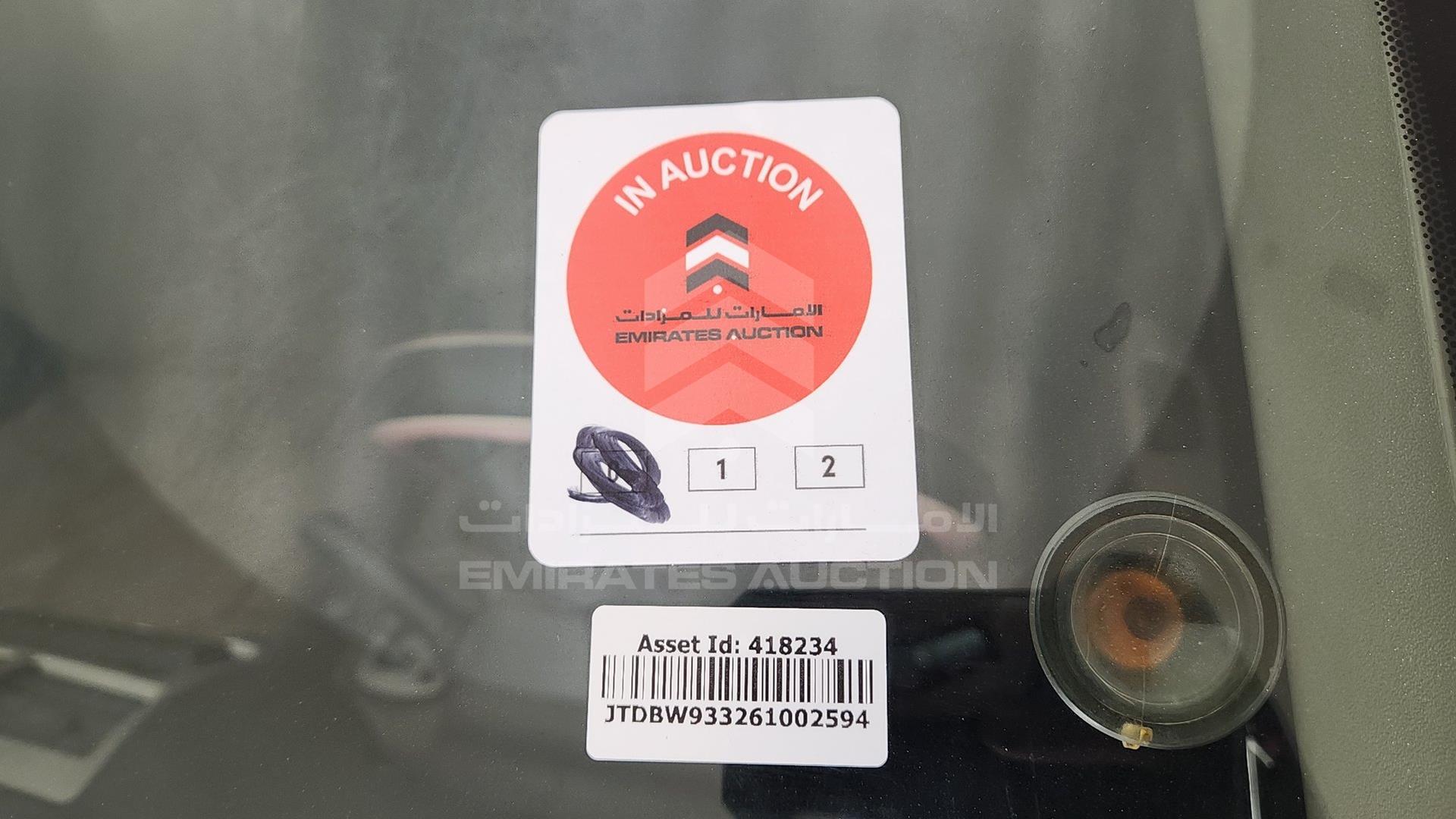 2006 TOYOTA YARIS VIN: JTDBW933261002594
