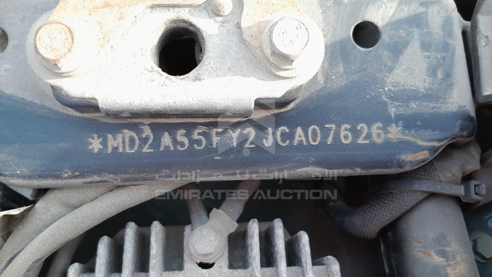 2018 BAJAJ PULSAR 200 CC VIN: MD2A55FY2JCA07626