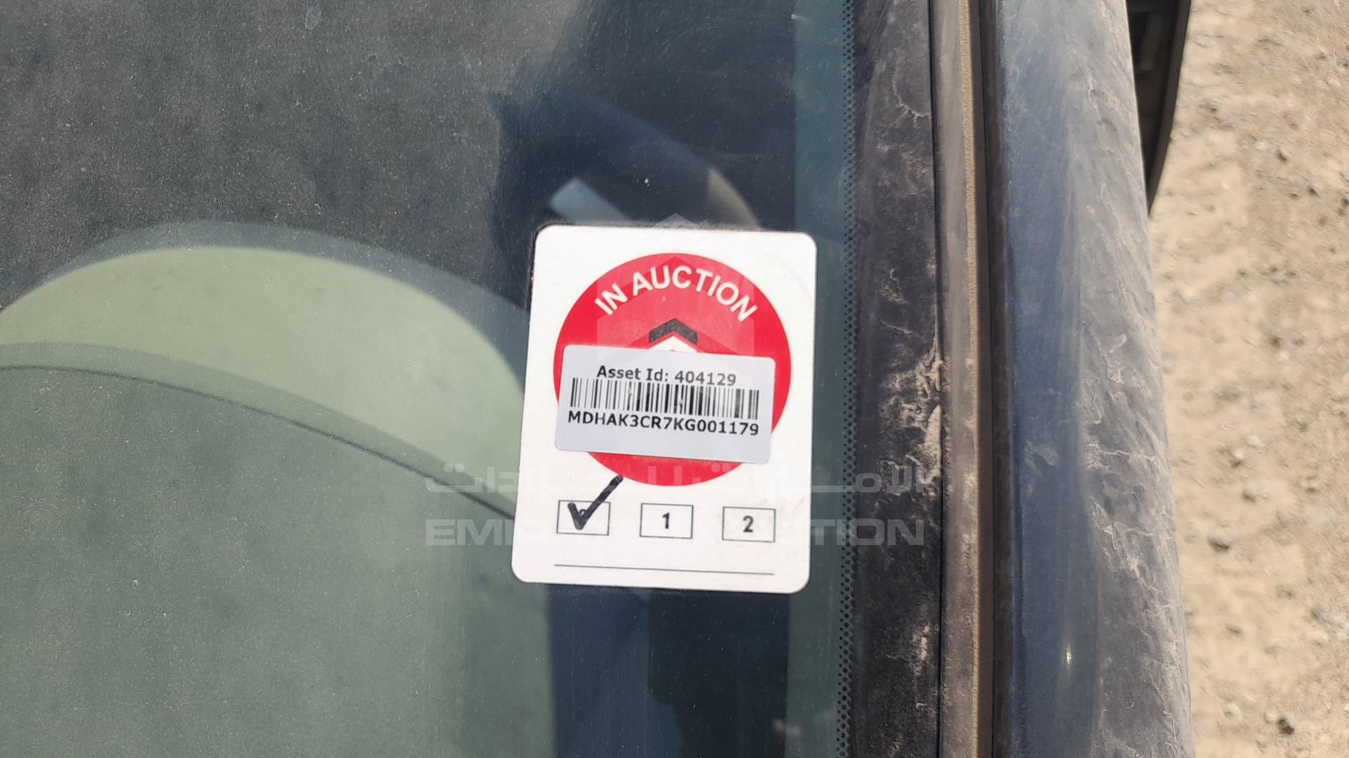 2019 NISSAN MICRA VIN: MDHAK3CR7KG001179