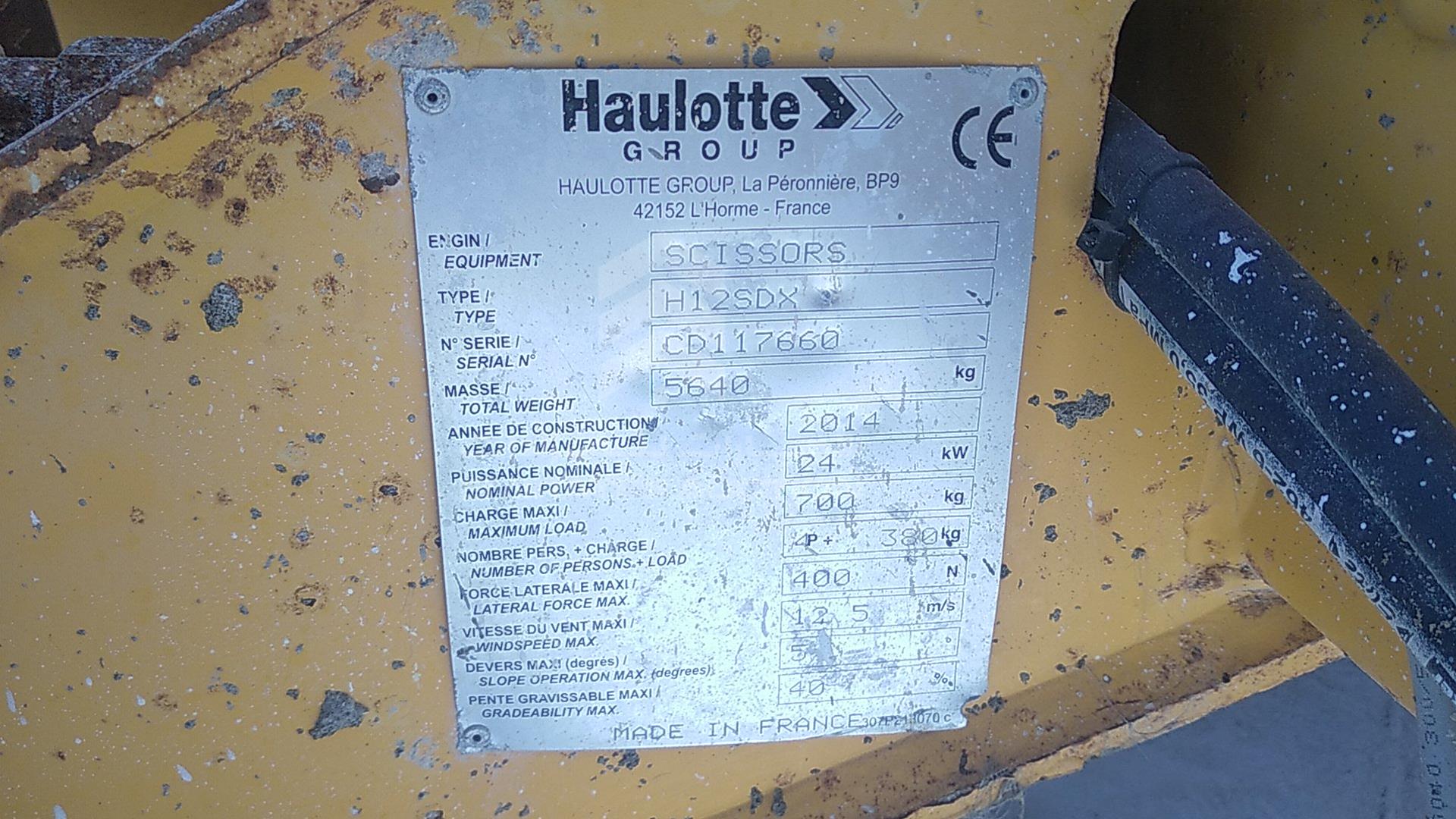 2014 HAULOTTE --- VIN: CD117660