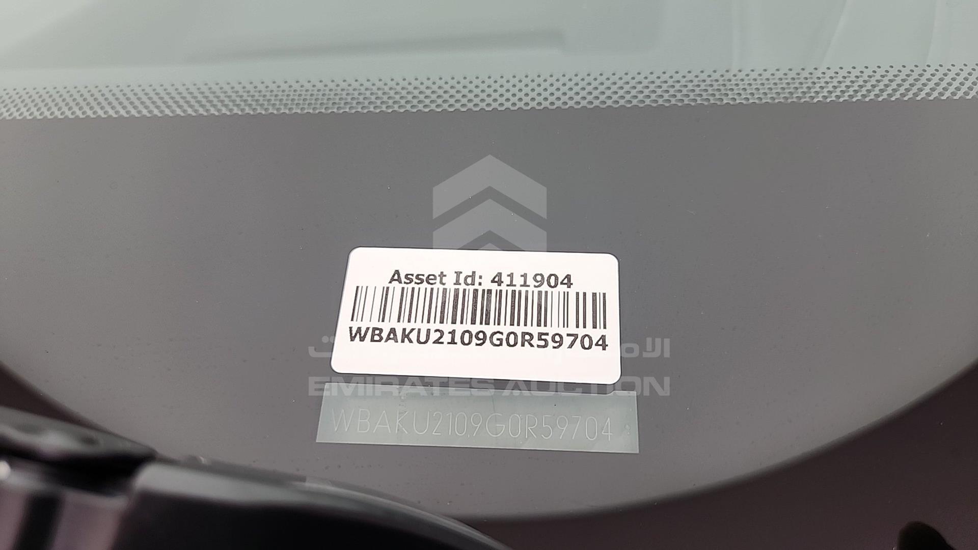 2016 BMW X6 VIN: WBAKU2109G0R59704
