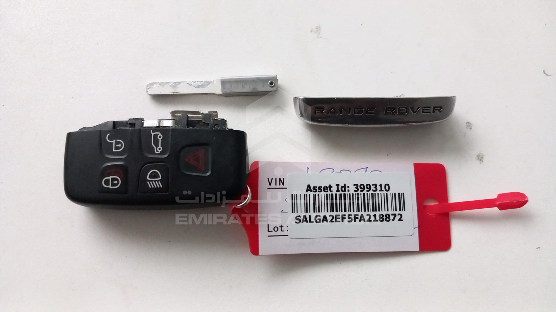 2015 RANGE ROVER VOGUE VIN: SALGA2EF5FA218872