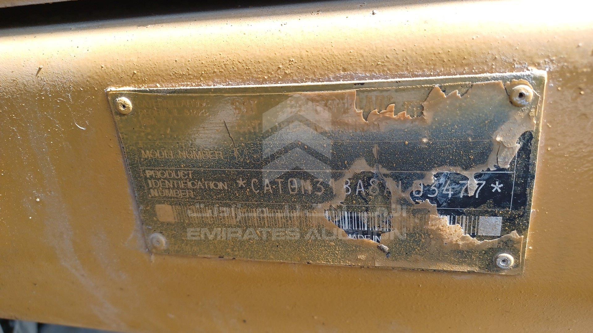 2004 CATERPILLAR M318 VIN: CAT0M318A8AL03477