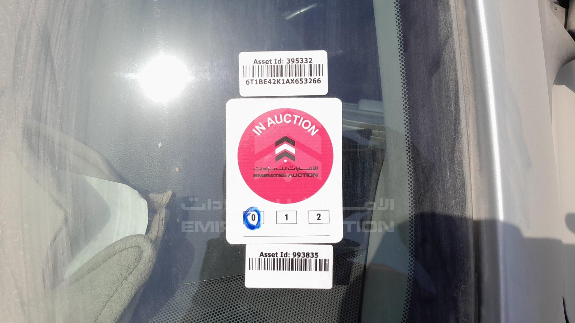 2010 TOYOTA CAMRY VIN: 6T1BE42K1AX653266