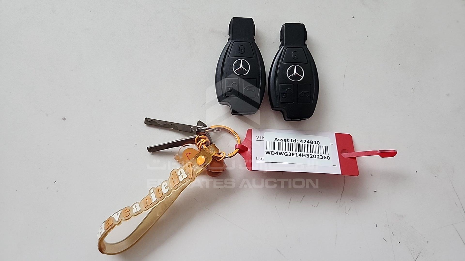 2017 MERCEDES VITO VIN: WD4WG2E14H3202360