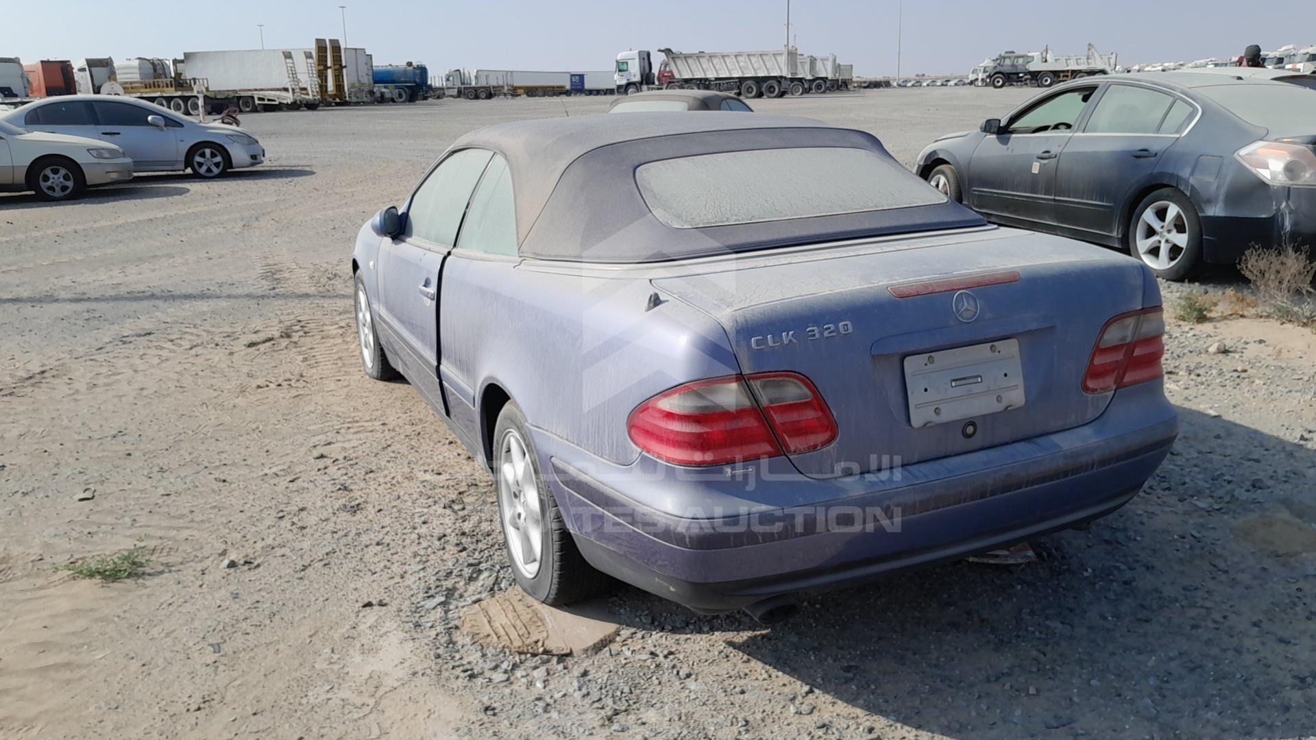 2001 MERCEDES CLK320 VIN: WDB2084651T006974