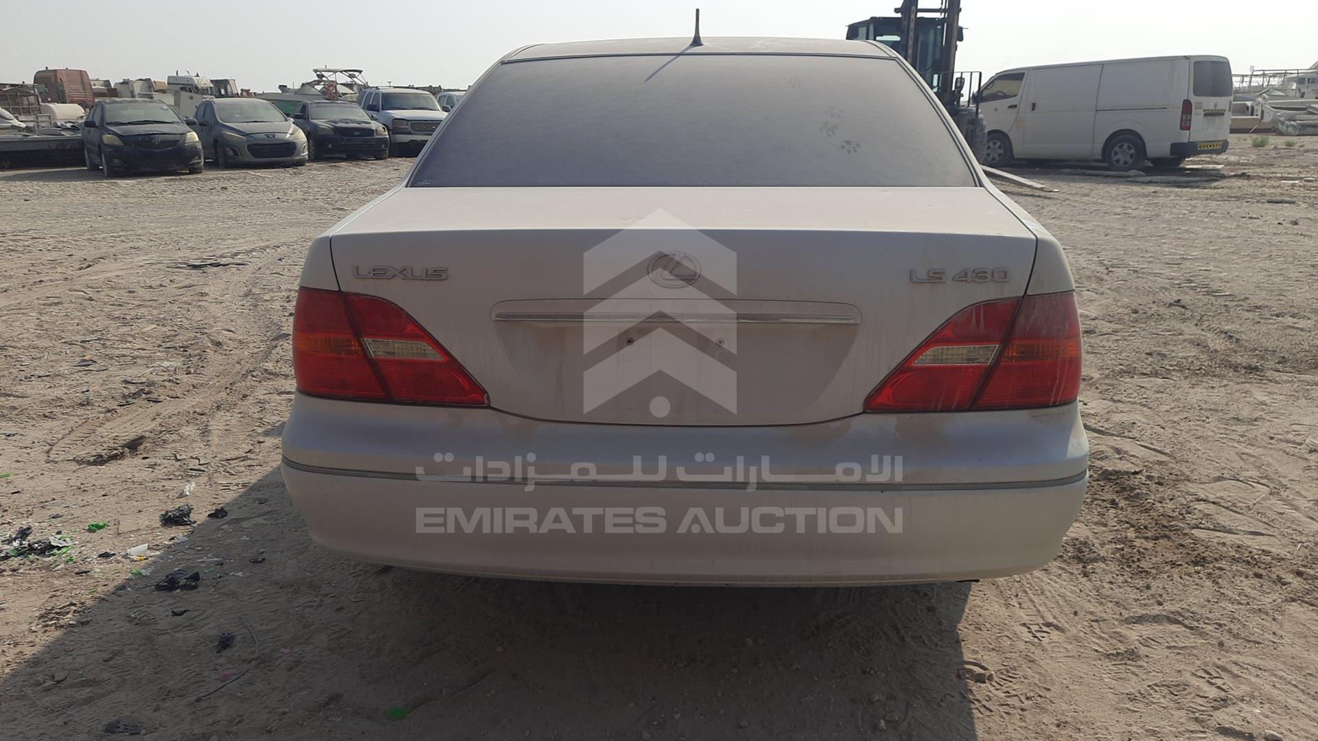 2001 LEXUS LS 430 VIN: JTHBN30F910048922