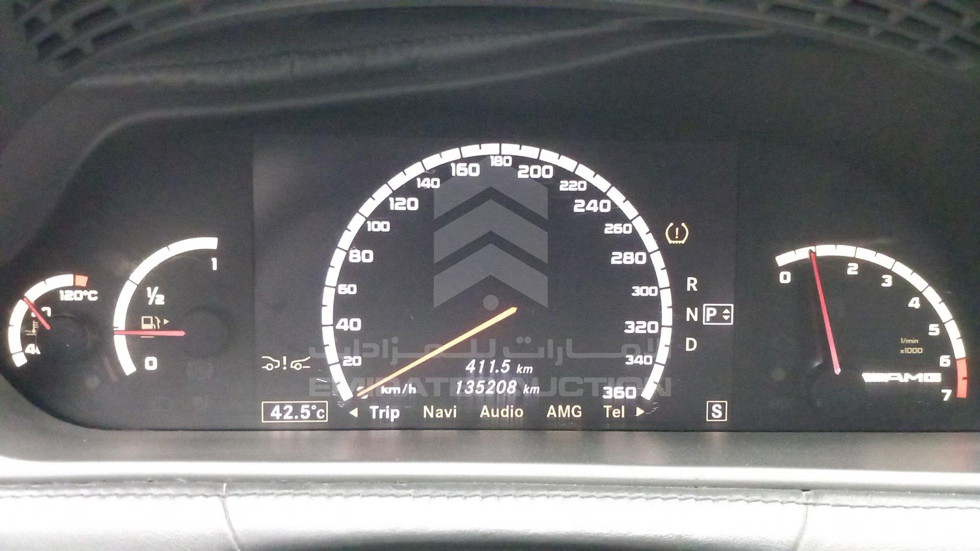 2008 MERCEDES CL 65 AMG VIN: WDDEJ79X58A012135
