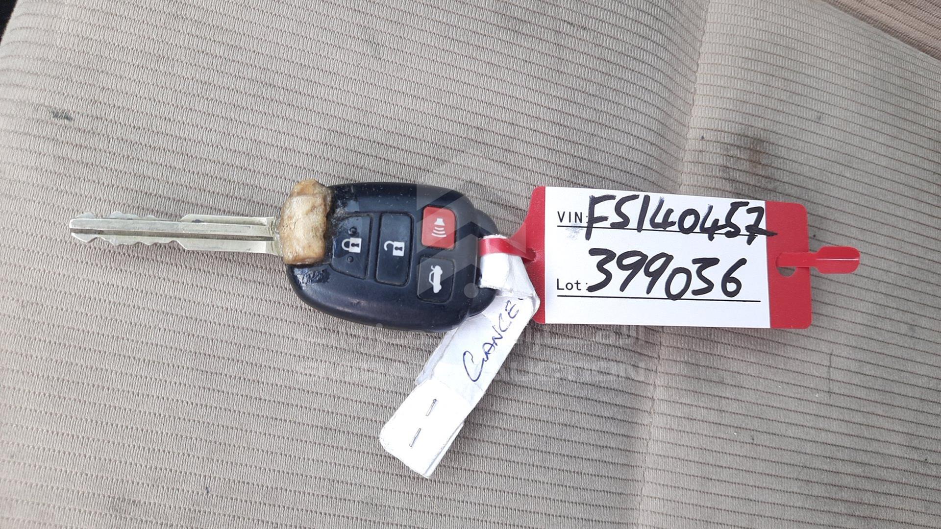2015 TOYOTA COROLLA VIN: RKLBB9HE0F5140457