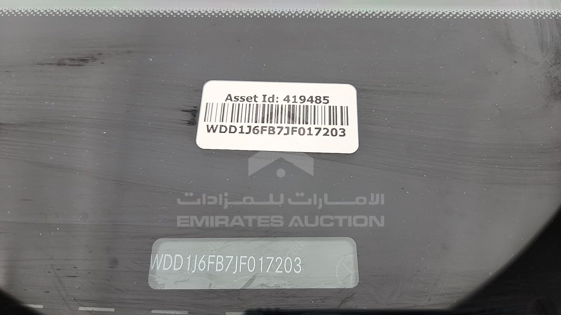 2018 MERCEDES E 400 VIN: WDD1J6FB7JF017203