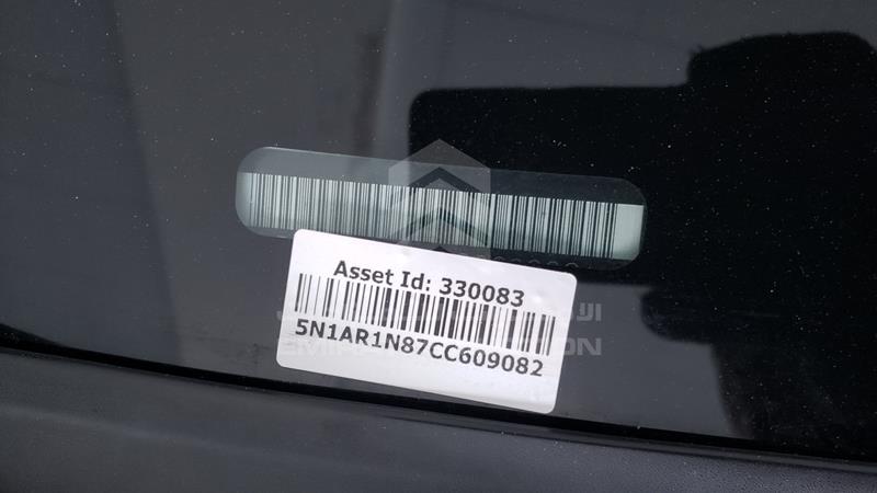 5N1AR1N87CC609082 Auction: EmiratesAuction Lot: 406027 5N1AR1N87CC609082 Nissan Pathfinder 2012 WHITE Photo 3