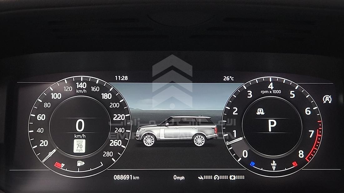 2020 Range Rover — Odometer Reading — Photo 2