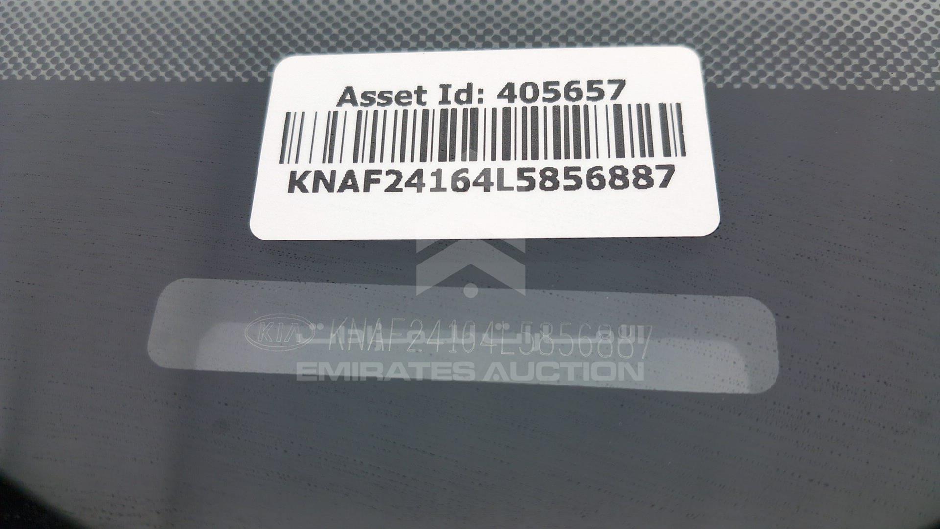 2020 KIA CERATO VIN: KNAF24164L5856887
