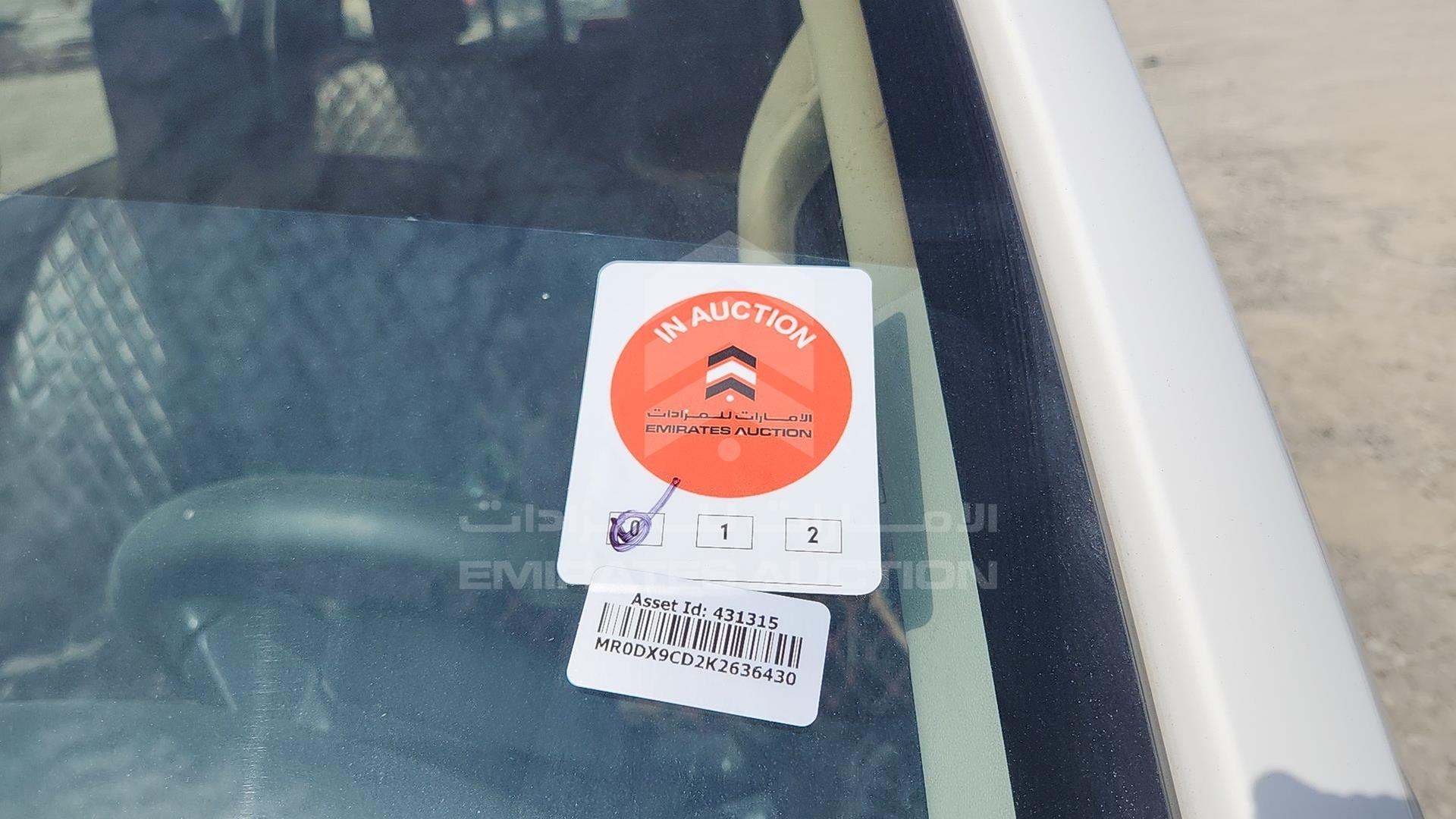 2019 TOYOTA HILUX VIN: MR0DX9CD2K2636430