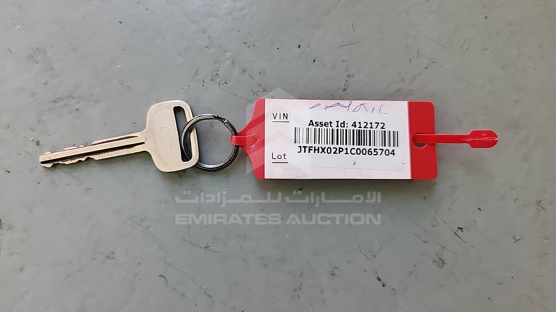 2012 TOYOTA HIACE VIN: JTFHX02P1C0065704