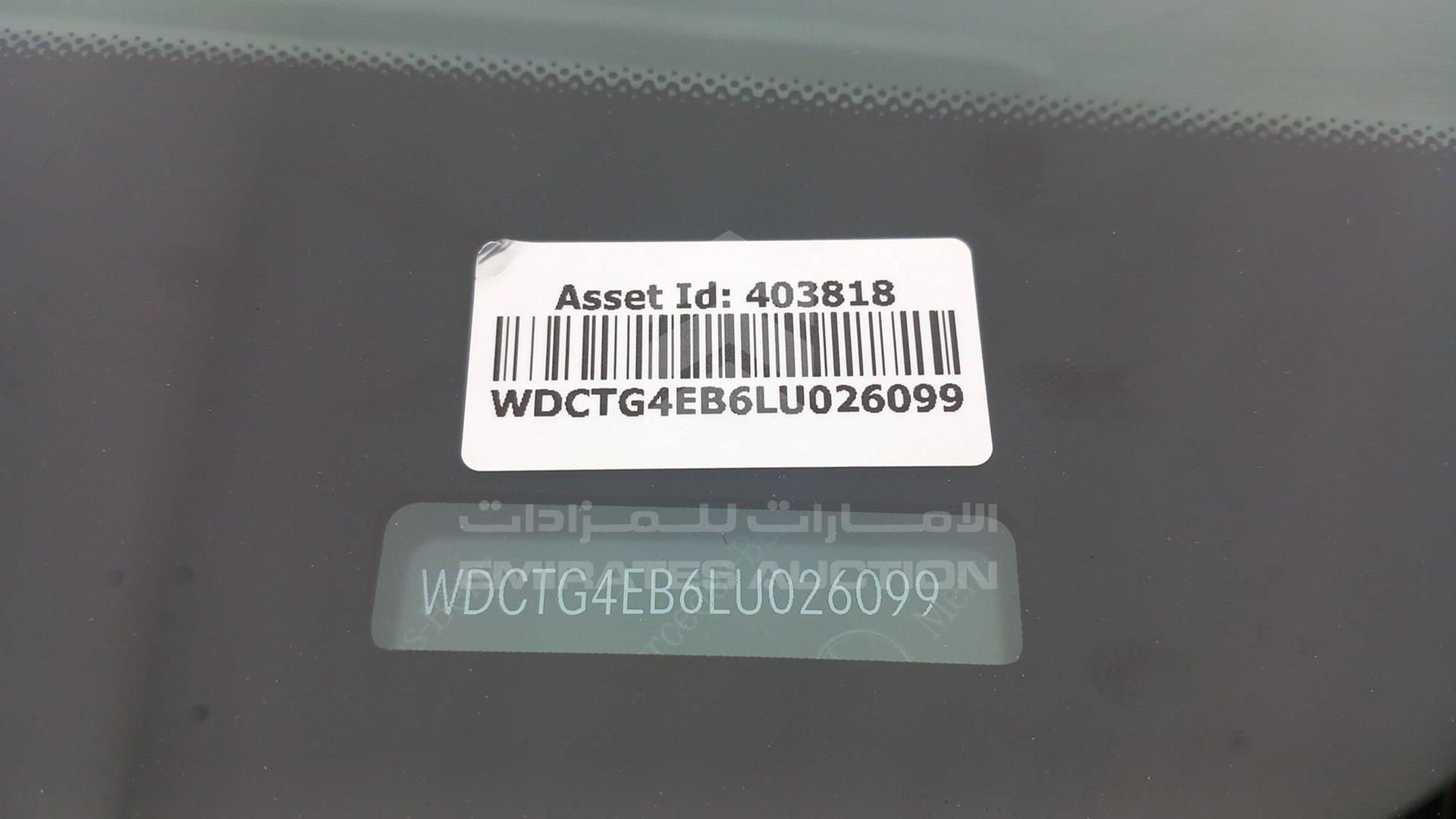 2020 MERCEDES GLA 250 VIN: WDCTG4EB6LU026099