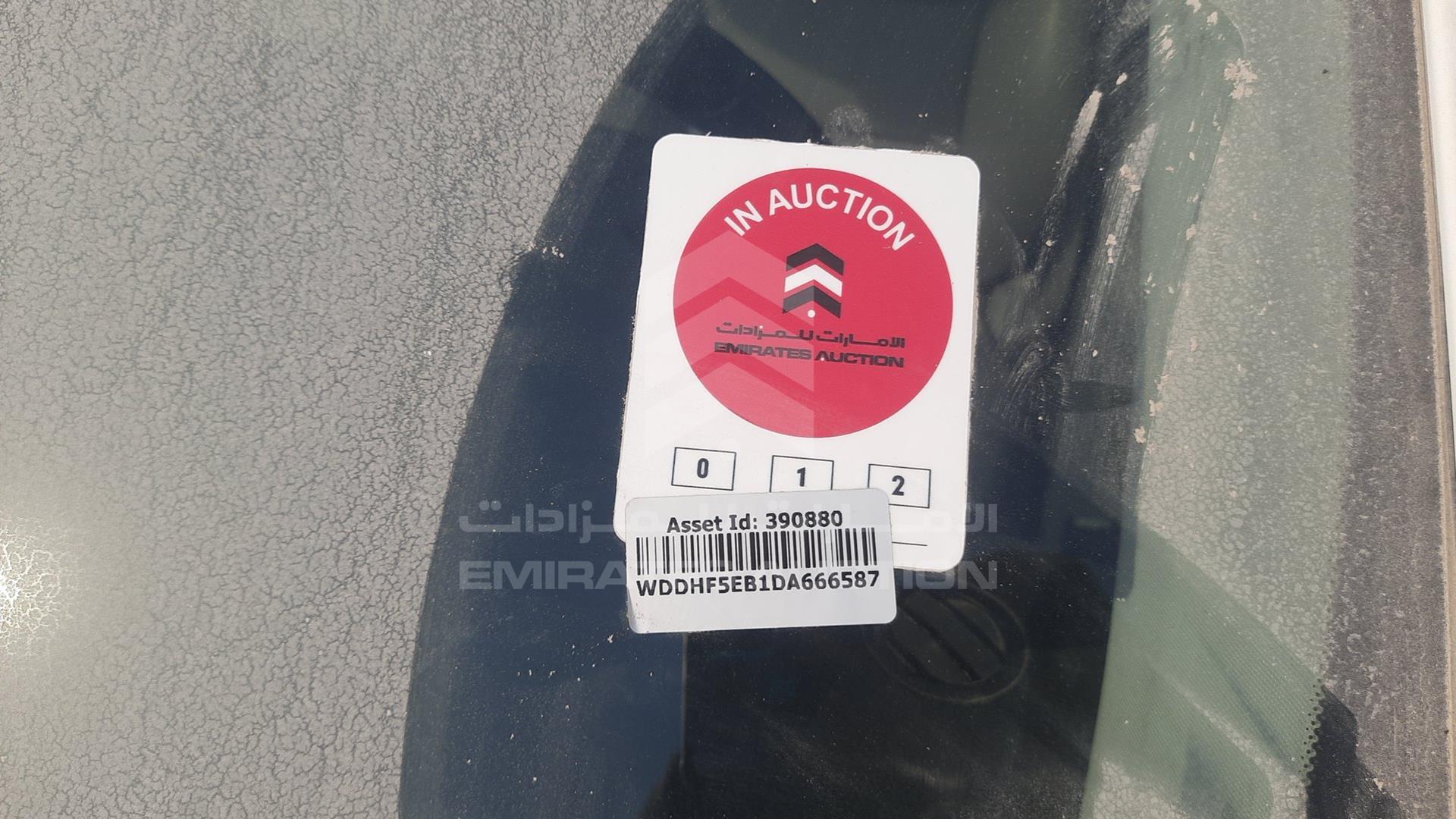 2013 MERCEDES --- VIN: WDDHF5EB1DA666587