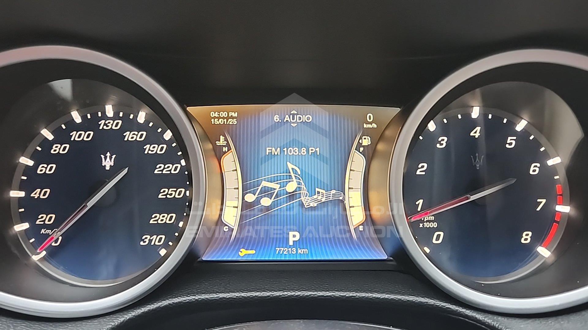 2014 MASERATI GHIBLI VIN: ZAMRS57F2E1109940
